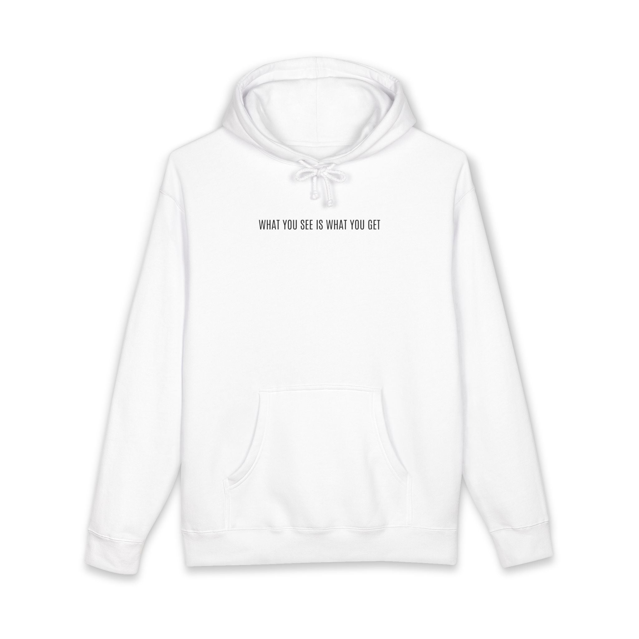 WHAT YOU SEE IS WHAT YOU GET